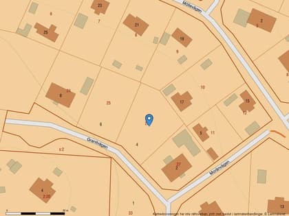 Illustrerad karta över fastigheten eller området