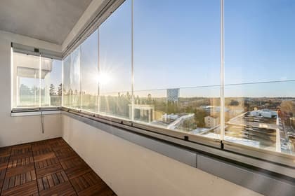 Balkong eller utsiktsbild