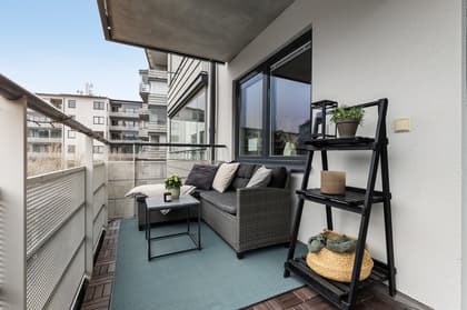 Balkong eller utsiktsbild