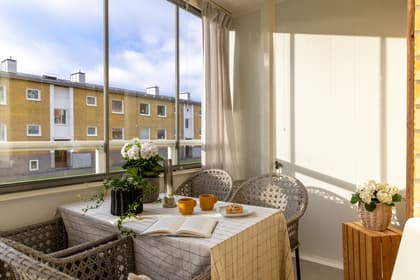 Balkong eller utsiktsbild