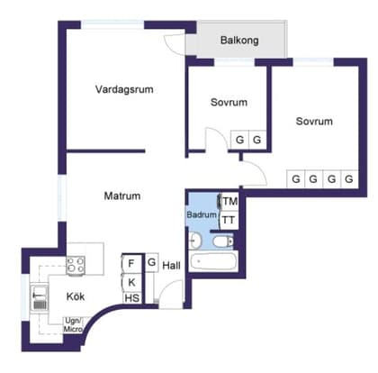 Slottsvägen 7, Haga Norra