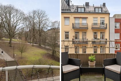 Balkong eller utsiktsbild