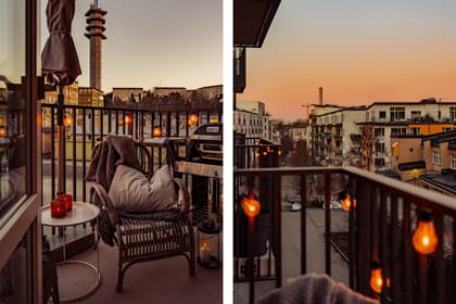 Balkong eller utsiktsbild