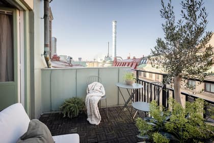 Balkong eller utsiktsbild