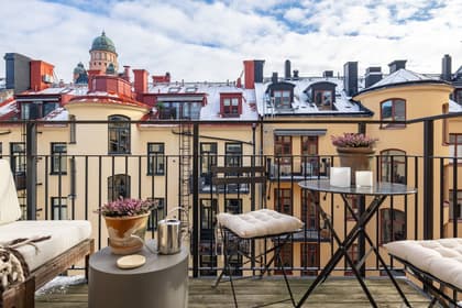 Balkong eller utsiktsbild