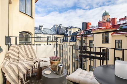 Balkong eller utsiktsbild