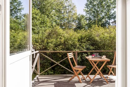 Balkong eller utsiktsbild