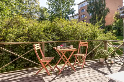 Balkong eller utsiktsbild