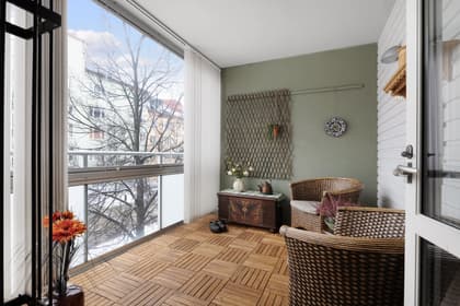 Balkong eller utsiktsbild