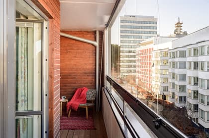 Balkong eller utsiktsbild