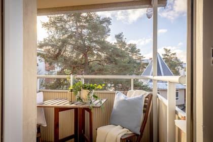 Balkong eller utsiktsbild