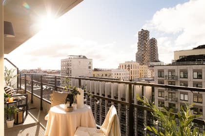 Balkong eller utsiktsbild