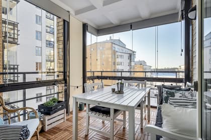 Balkong eller utsiktsbild