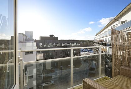 Balkong eller utsiktsbild