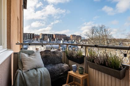 Balkong eller utsiktsbild