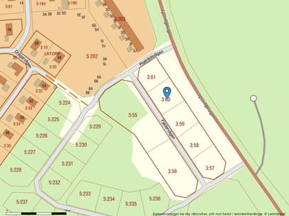 Illustrerad karta över fastigheten eller området