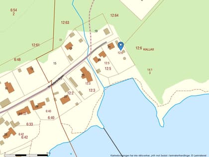 Illustrerad karta över fastigheten eller området