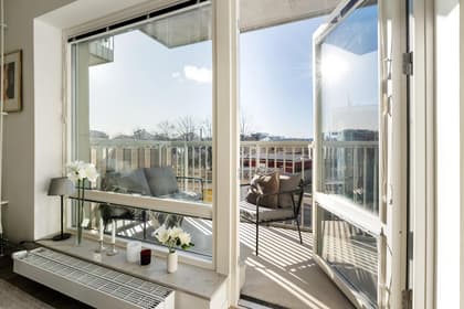 Balkong eller utsiktsbild