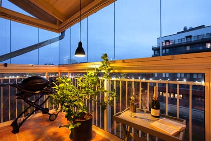 Balkong eller utsiktsbild