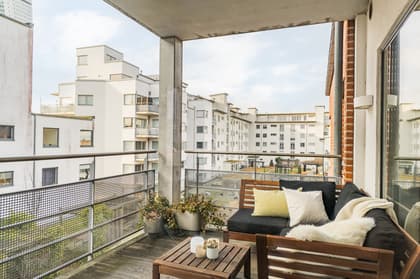 Balkong eller utsiktsbild