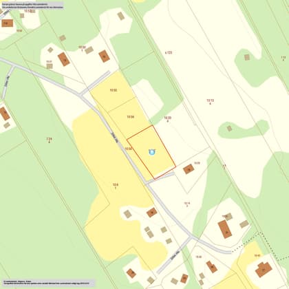 Illustrerad karta över fastigheten eller området