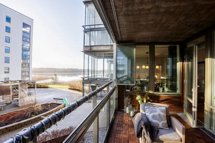 Balkong eller utsiktsbild