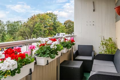 Balkong eller utsiktsbild