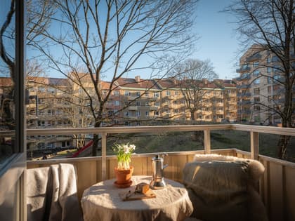 Balkong eller utsiktsbild