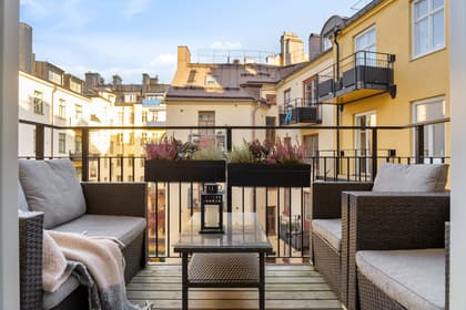 Balkong eller utsiktsbild