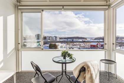 Balkong eller utsiktsbild