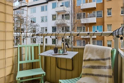 Balkong eller utsiktsbild