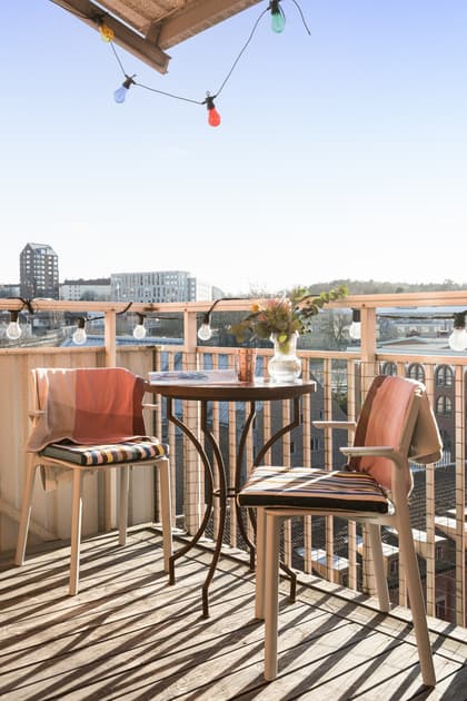 Balkong eller utsiktsbild