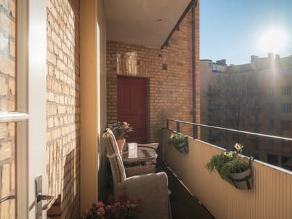 Balkong eller utsiktsbild