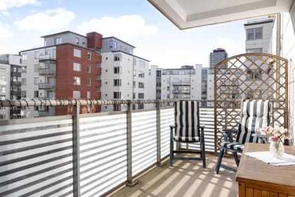 Balkong eller utsiktsbild