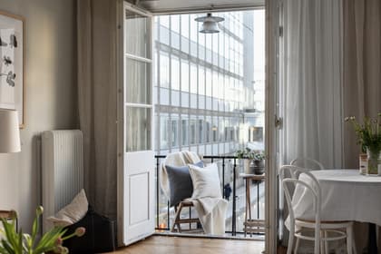 Balkong eller utsiktsbild