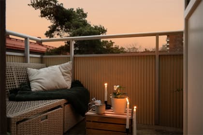 Balkong eller utsiktsbild