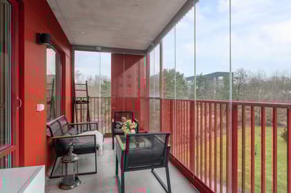 Balkong eller utsiktsbild