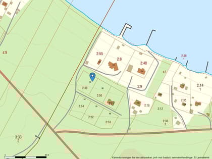 Illustrerad karta över fastigheten eller området