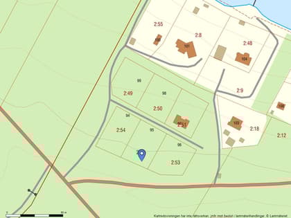 Illustrerad karta över fastigheten eller området