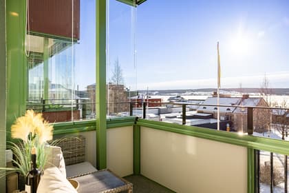 Balkong eller utsiktsbild