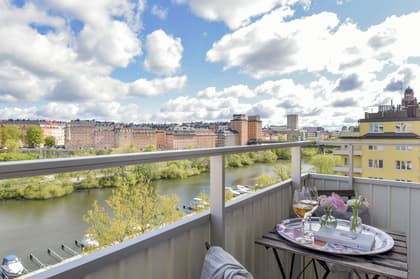 Balkong eller utsiktsbild