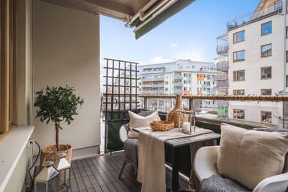 Balkong eller utsiktsbild