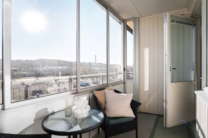 Balkong eller utsiktsbild