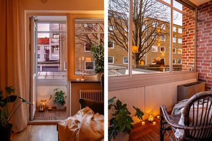 Balkong eller utsiktsbild