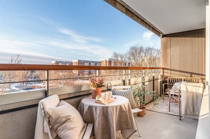 Balkong eller utsiktsbild