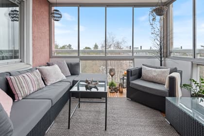 Balkong eller utsiktsbild