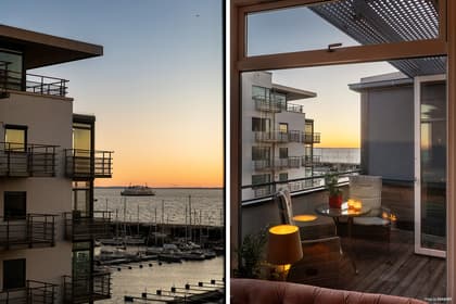 Balkong eller utsiktsbild