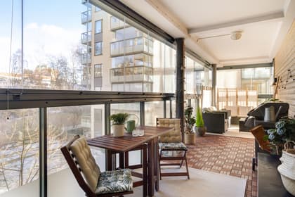 Balkong eller utsiktsbild