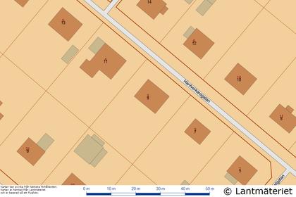 Illustrerad karta över fastigheten eller området