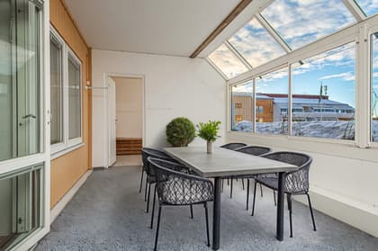 Balkong eller utsiktsbild